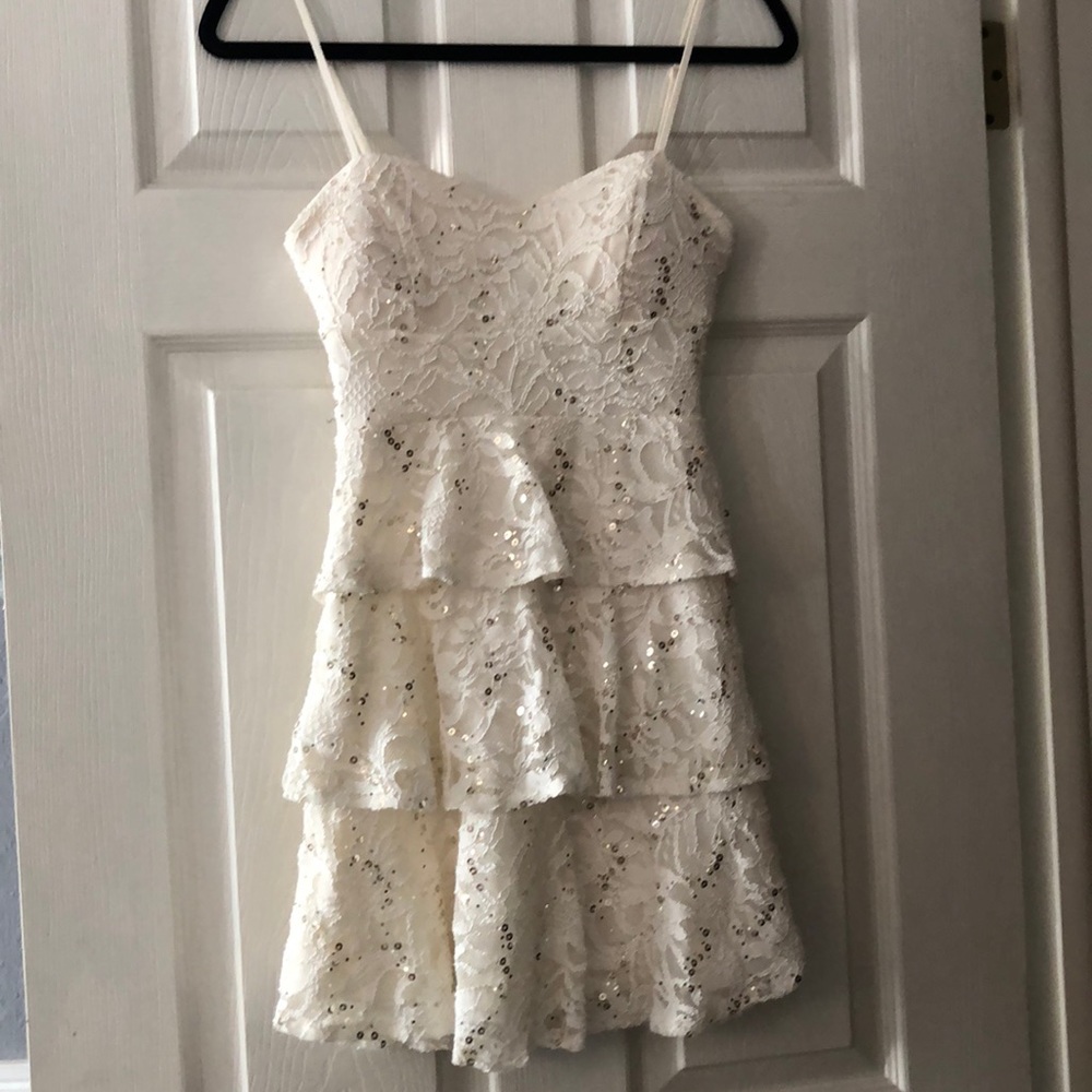 B Darlin white dress